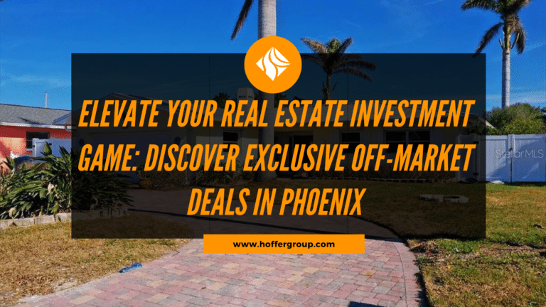 Phoenix Fix and Flips Phoenix Off-Market Real Estate Deals Phoenix Wholesale Deals